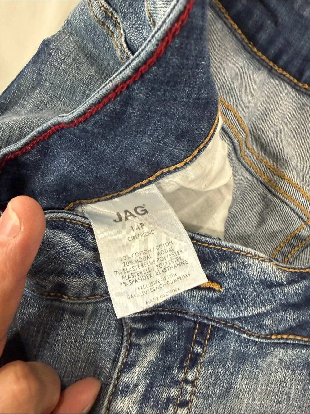 Jag Jeans Women's Light Blue girlfriend Jeans - Picture 4 of 6